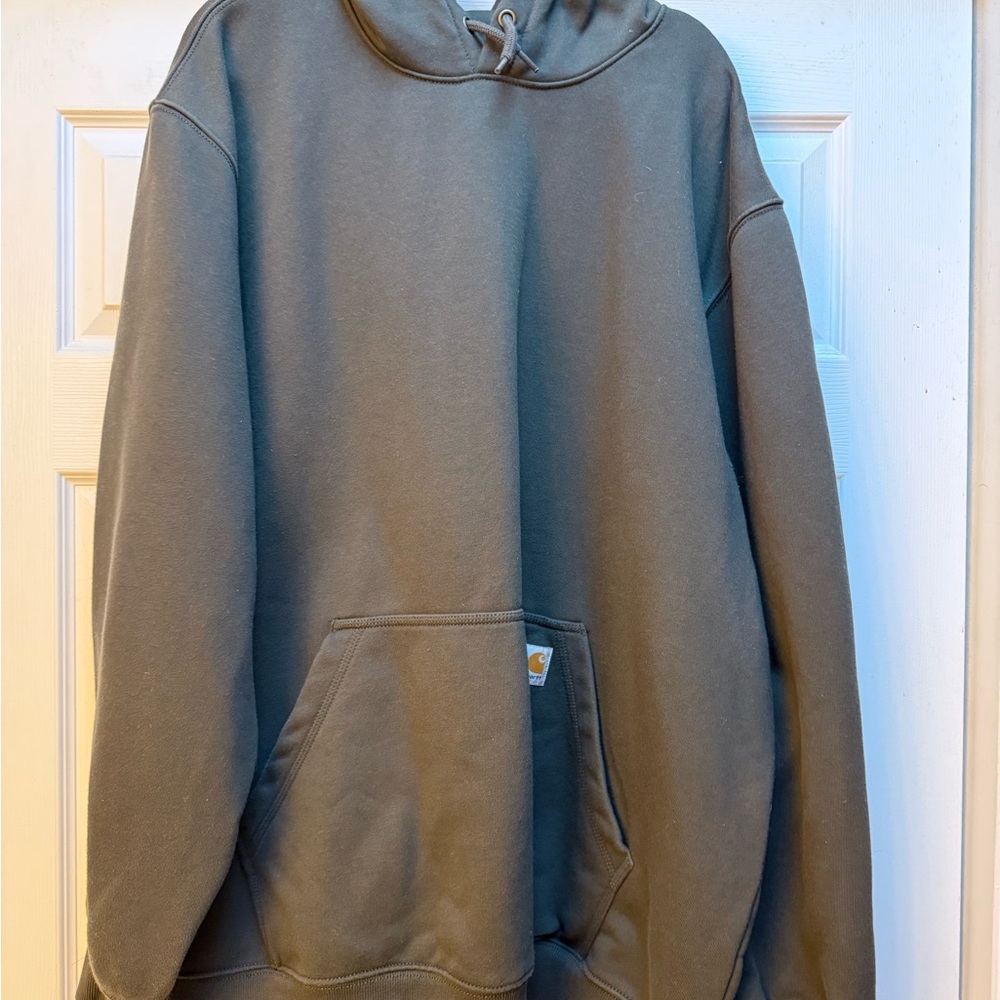Carhartt Men's  olive green hoodie.